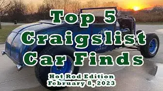 Top 5 Craigslist Cars - Barn Find Cars Editions - Week of March 13, 2023 