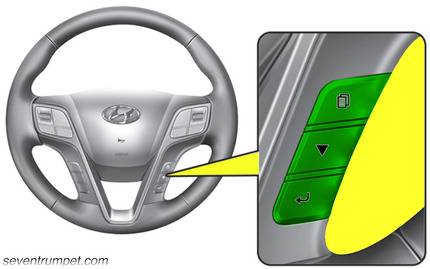 oil service reset via steering wheel on hyundai