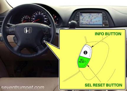 honda odyssey oil life reset 2008