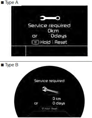 kia service required light reset