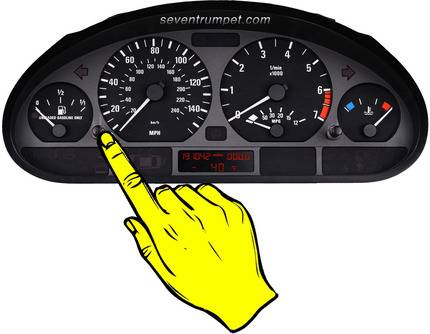 bmw oil service light reset with cluster