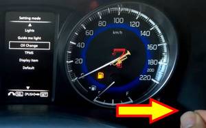 oil change service light reset