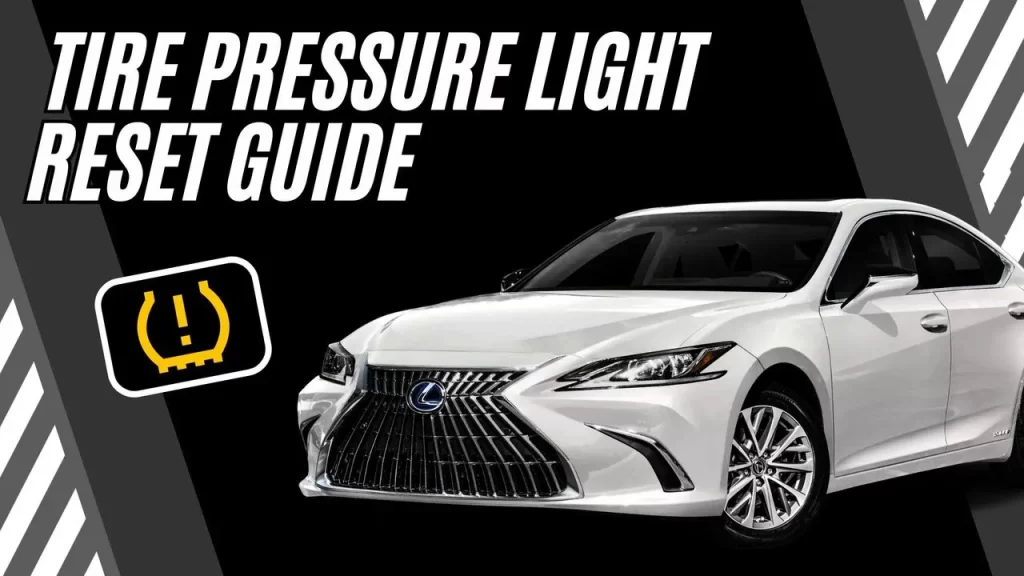 Lexus ES 350/300h TPMS Reset: Quick & Easy Tire Pressure Light Fix! (2012-2024)