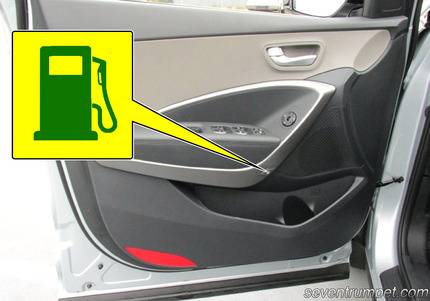 How To Open Gas Cap on Hyundai Santa Fe (2005-2021)