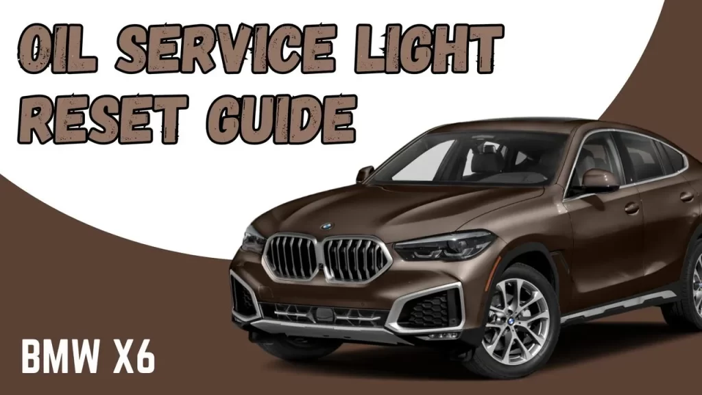How To Reset Oil Service Light On BMW X6 E71/F16/G06 (2008-2024)