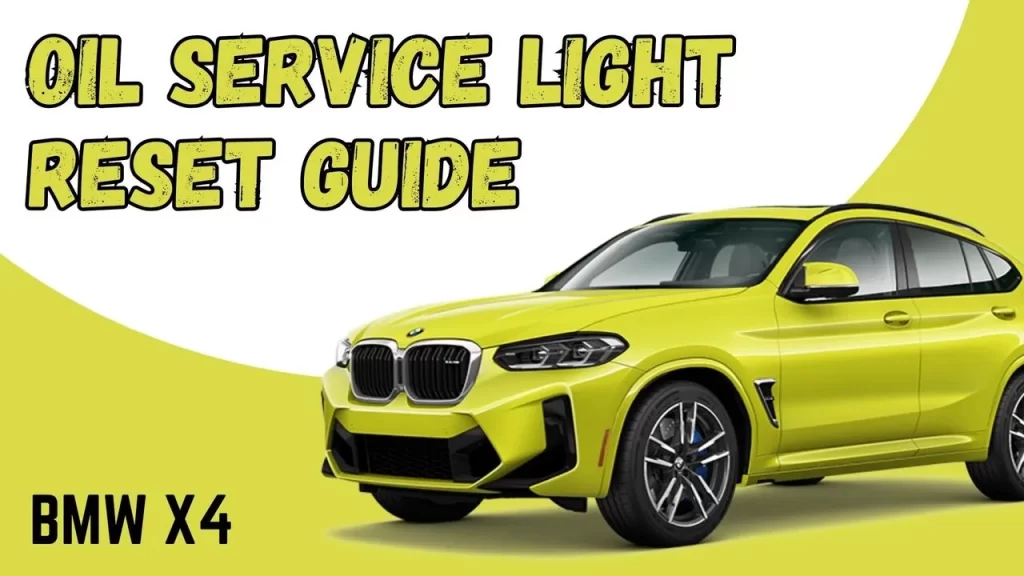 How To Reset Oil Service Light On BMW X4 F26/G02 (2014-2024)