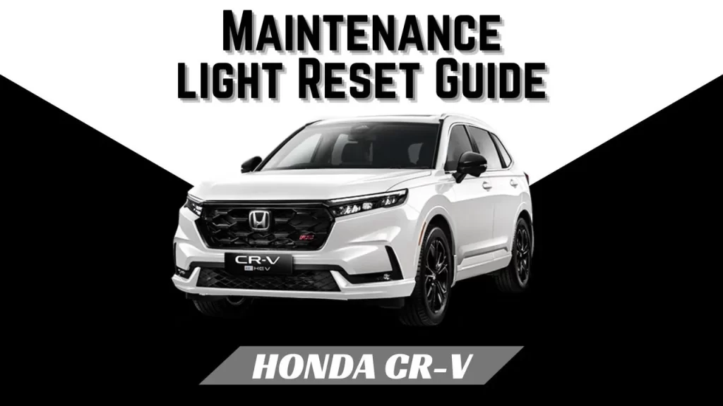 2 Ways To Reset Oil Life On Honda CR-V (2012-2016)